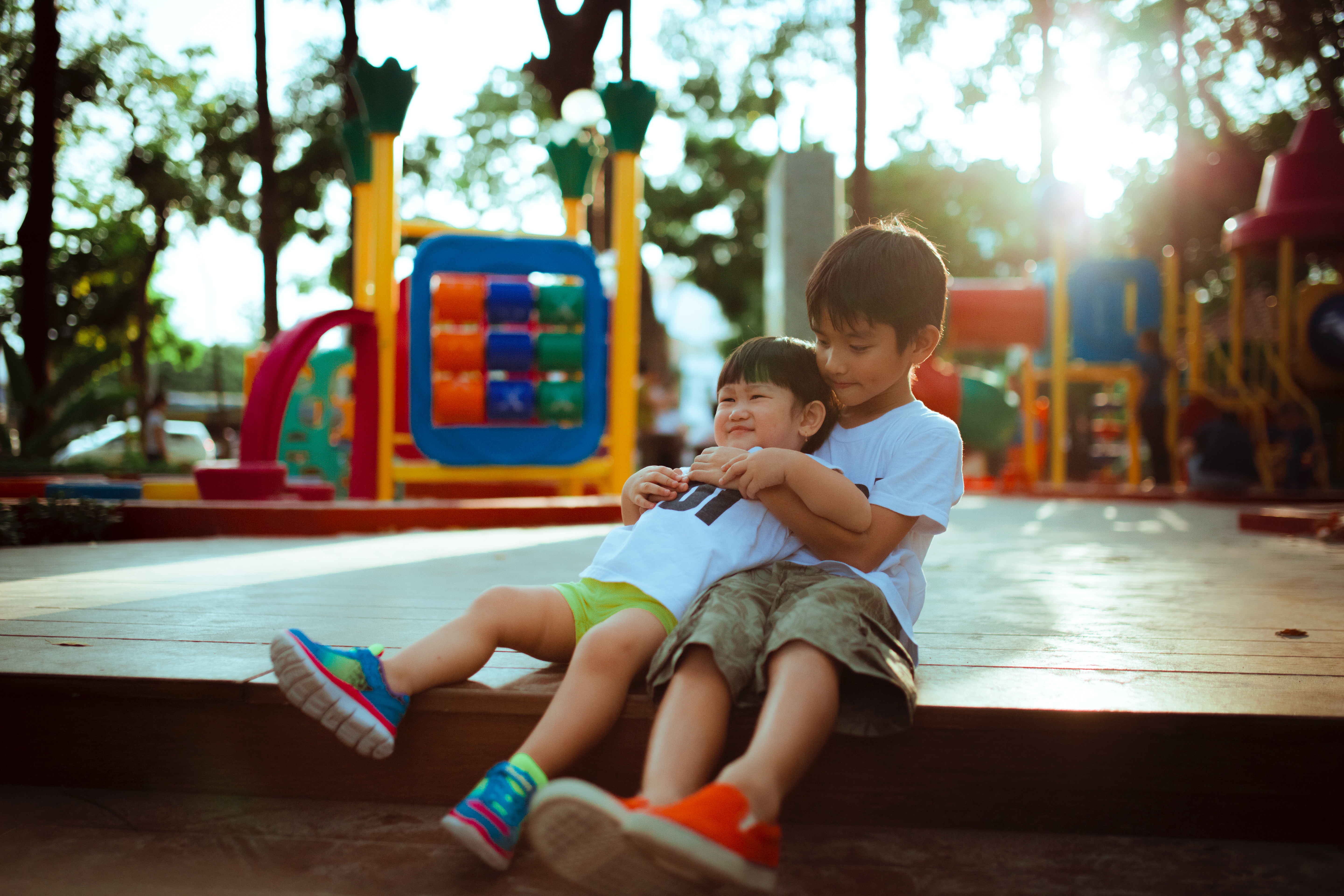 Children Playing in a Playground